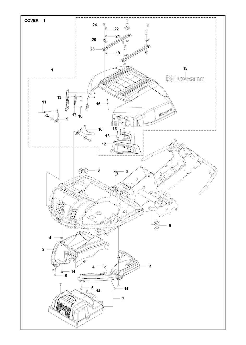 Explosionszeichnung Ersatzteile