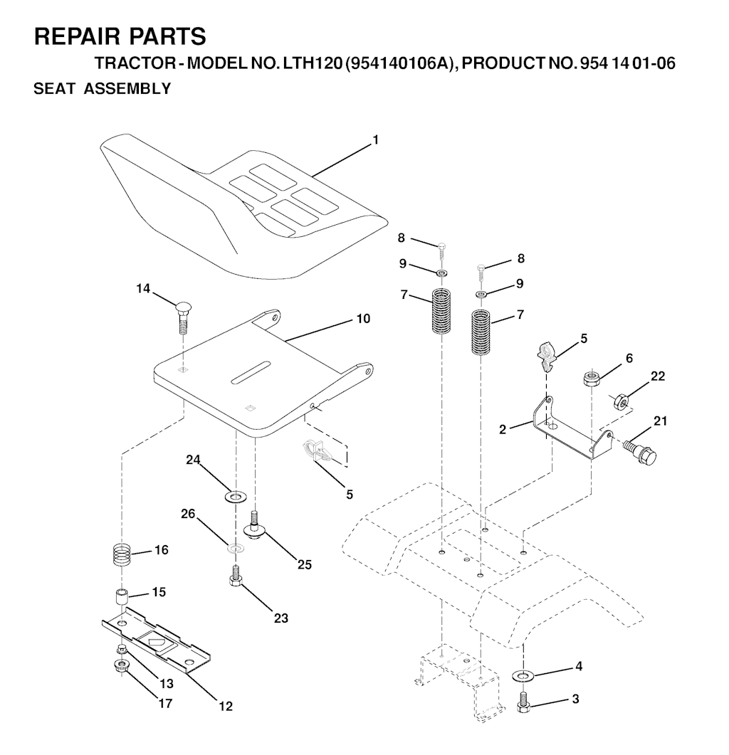 Explosionszeichnung Ersatzteile