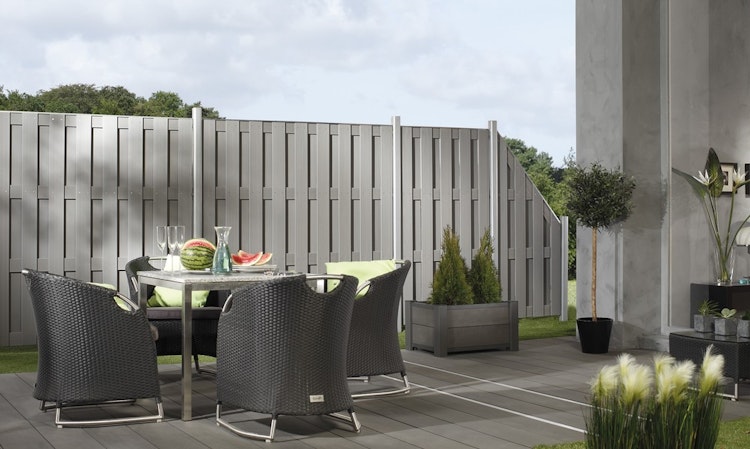 TraumGarten Jumbo WPC Alu-Design 179x179 cm