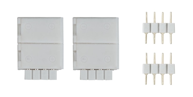 Paulmann Connector Function YourLED ECO, Clip weiß Kunststoff, 2er-Pack