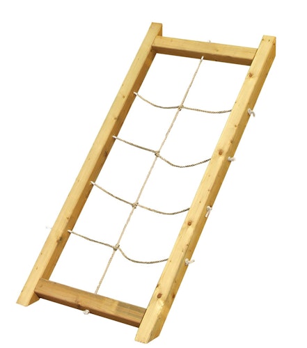 Akubi Kinderspielturm Ritterburg Löwenherz inkl. Wellenrutsche und Netzrampe