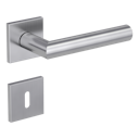 Vorschaubild Griffwerk VAYA 128 LUCIA fast2fix Fast2Fix GK3 Rosetten eckig Buntbart Edelstahl matt