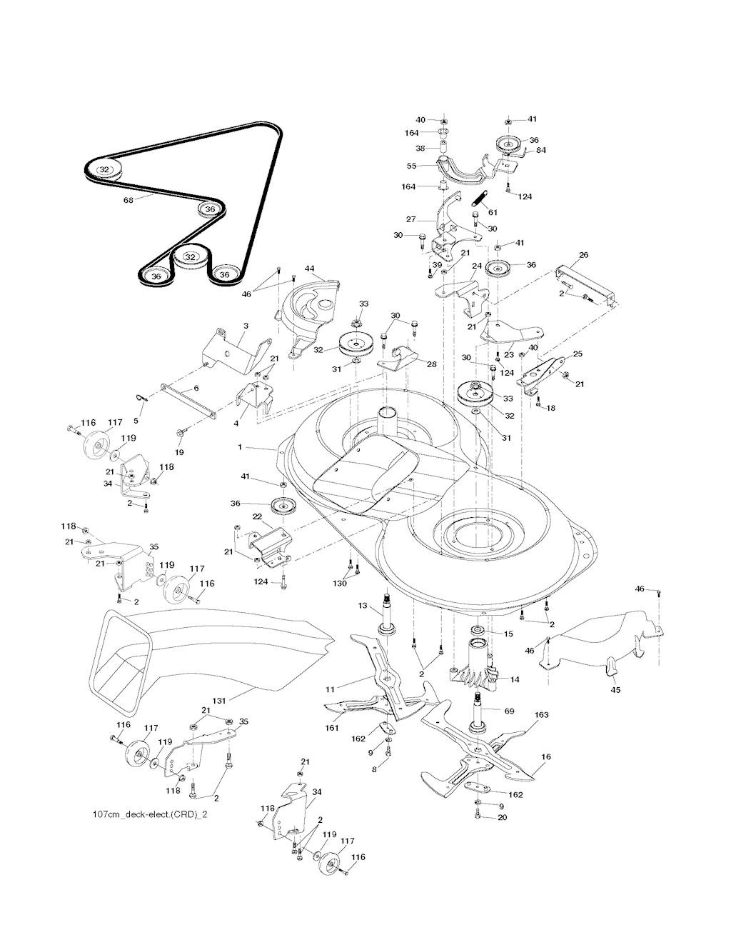 Explosionszeichnung Ersatzteile