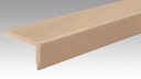 Vorschaubild MEISTER Treppenkante Parkett L-Profil 2150 x 13 mm 9004 Eiche authentic pure ultramattlackiert