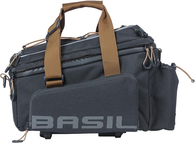 Basil Gepäckträgertasche Miles XL Pro schwarz black slate
