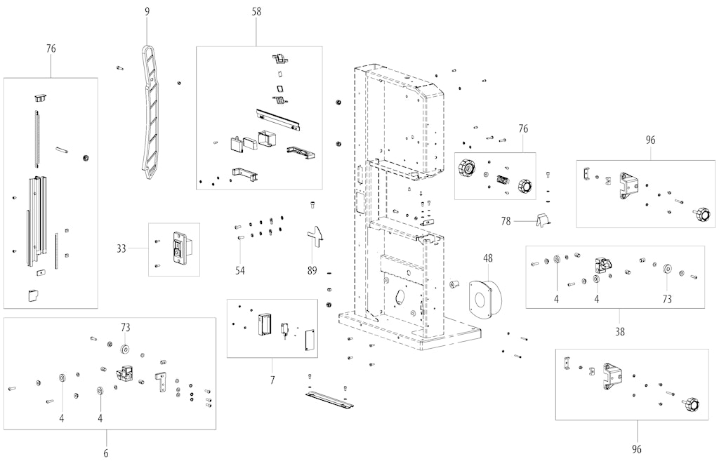 Explosionszeichnung Ersatzteile