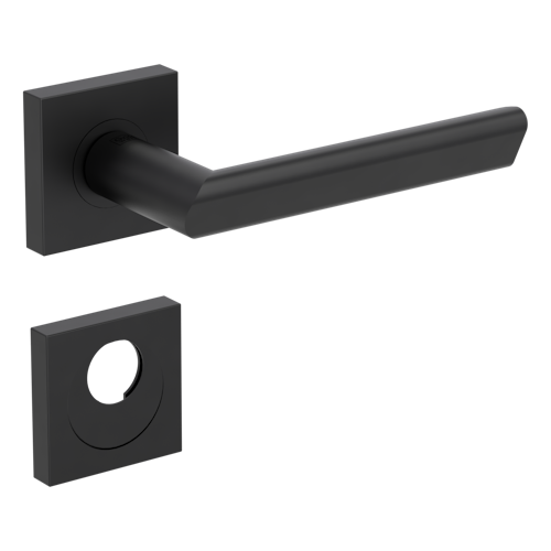 Griffwerk Türgriff TRI 134 - Schraubtechnik, eckig, Graphitschwarz