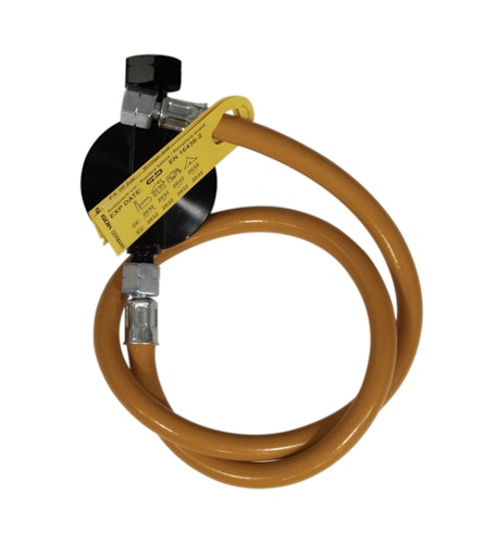 Napoleon Schlauch und Druckregler 50mbar DE