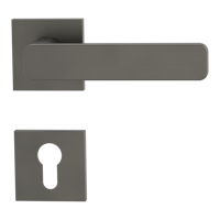 Griffwerk VAYA 265 MINIMAL MODERN fast2fix  Fast2Fix Rosetten eckig Profilzylinder Kaschmirgrau