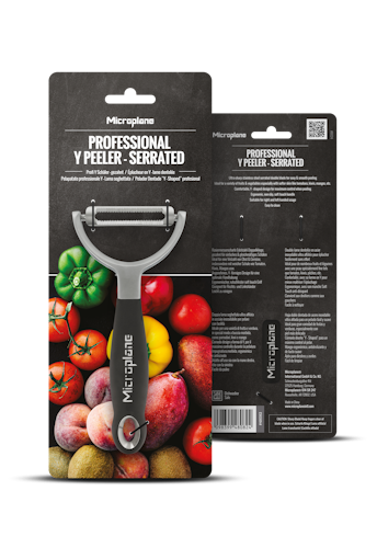 Microplane Profi Y-Schäler, gezahnt SPECIALTY Schwarz