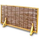 Vorschaubild Noor Mobile Trennwand aus Weide 0,90 x 1,20 m