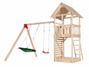 Vorschaubild Weka Tabaluga Drachenturm mit Satteldach inkl. Schaukel und Sandkasten