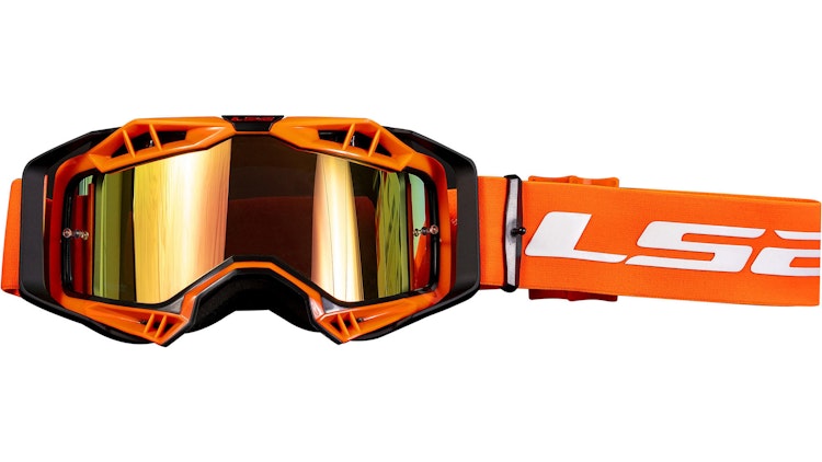 LS2 Crossbrille Aura Pro – Schwarz/Neonorange
