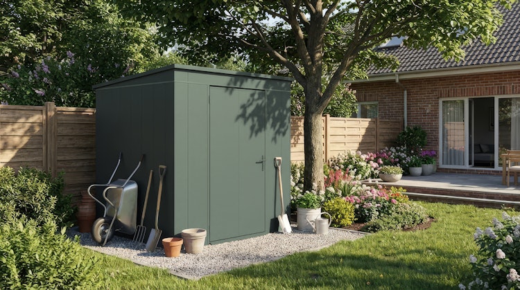 Weka Metall-Gerätehaus Gary 1-9