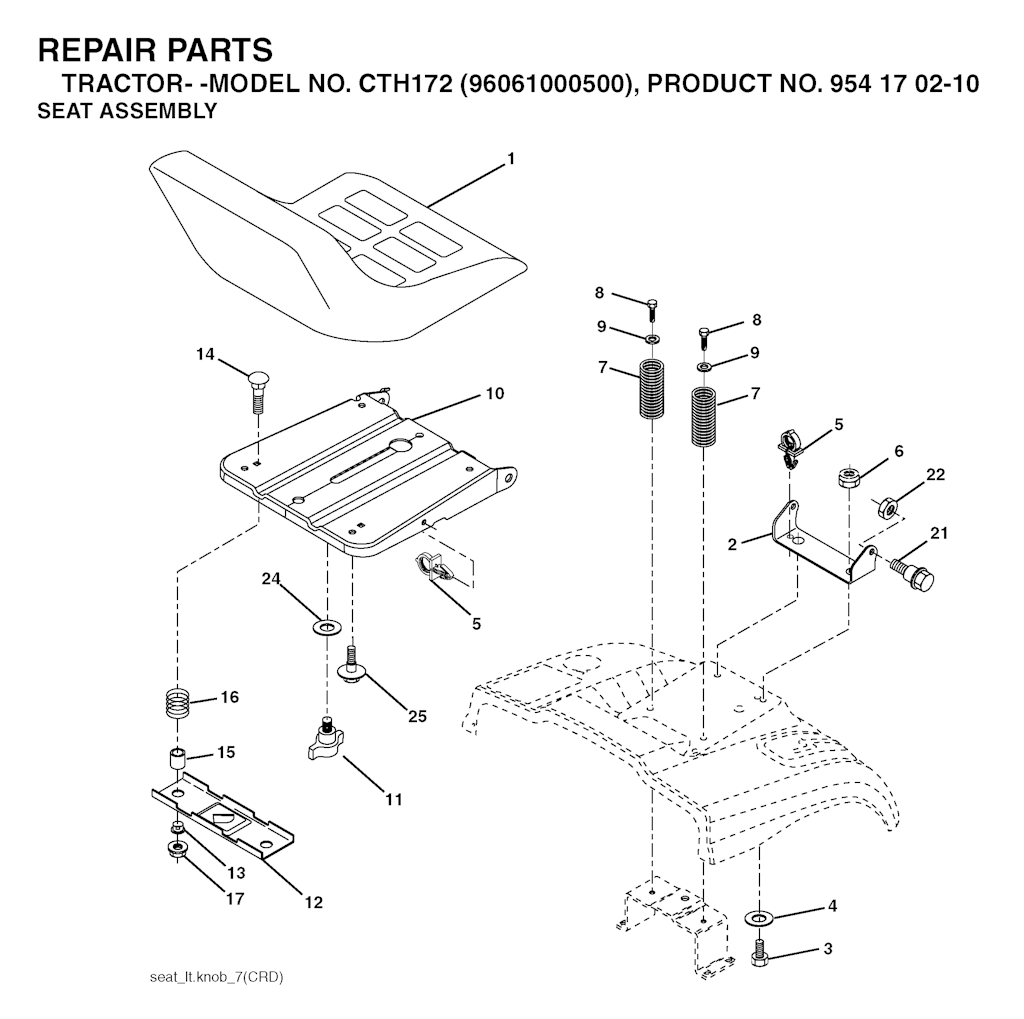 Explosionszeichnung Ersatzteile