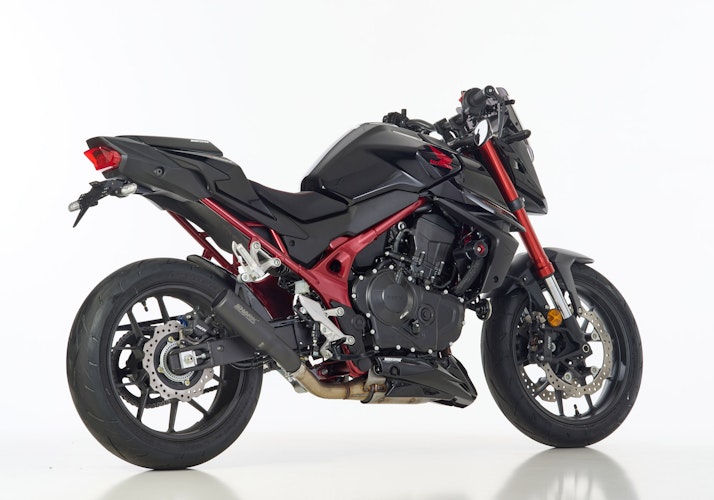 SHARK SLIP-ON Edelstahl beschichtet schwarz-matt RCT  für HONDA CB750 Hornet EURO5 EURO5+ 