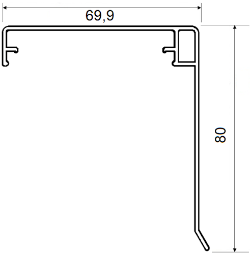 T&J TEJEALU Klemmdeckel mit Wetterschenkel