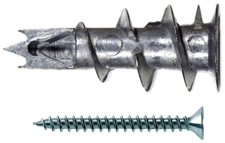 FISCHER Gipskartondübel Metall GKM S mit Schraube 6St 90917