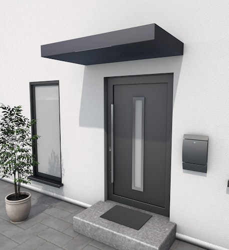 Gutta Rechteckvordach BS 200 in kubischem Design (neues Modell)