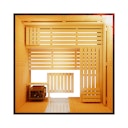 Vorschaubild Infraworld Sauna Urban - 40 mm Massivholzsauna inkl. 5-teiligem gratis Zubehörset
