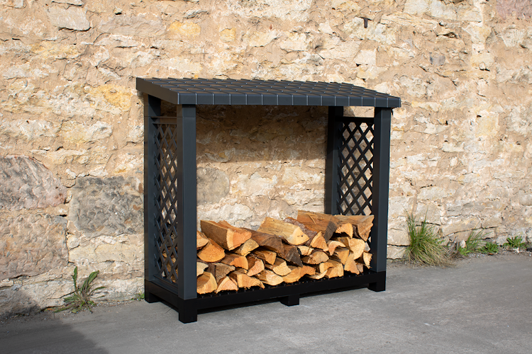 KHW Kaminholzregal anthrazit