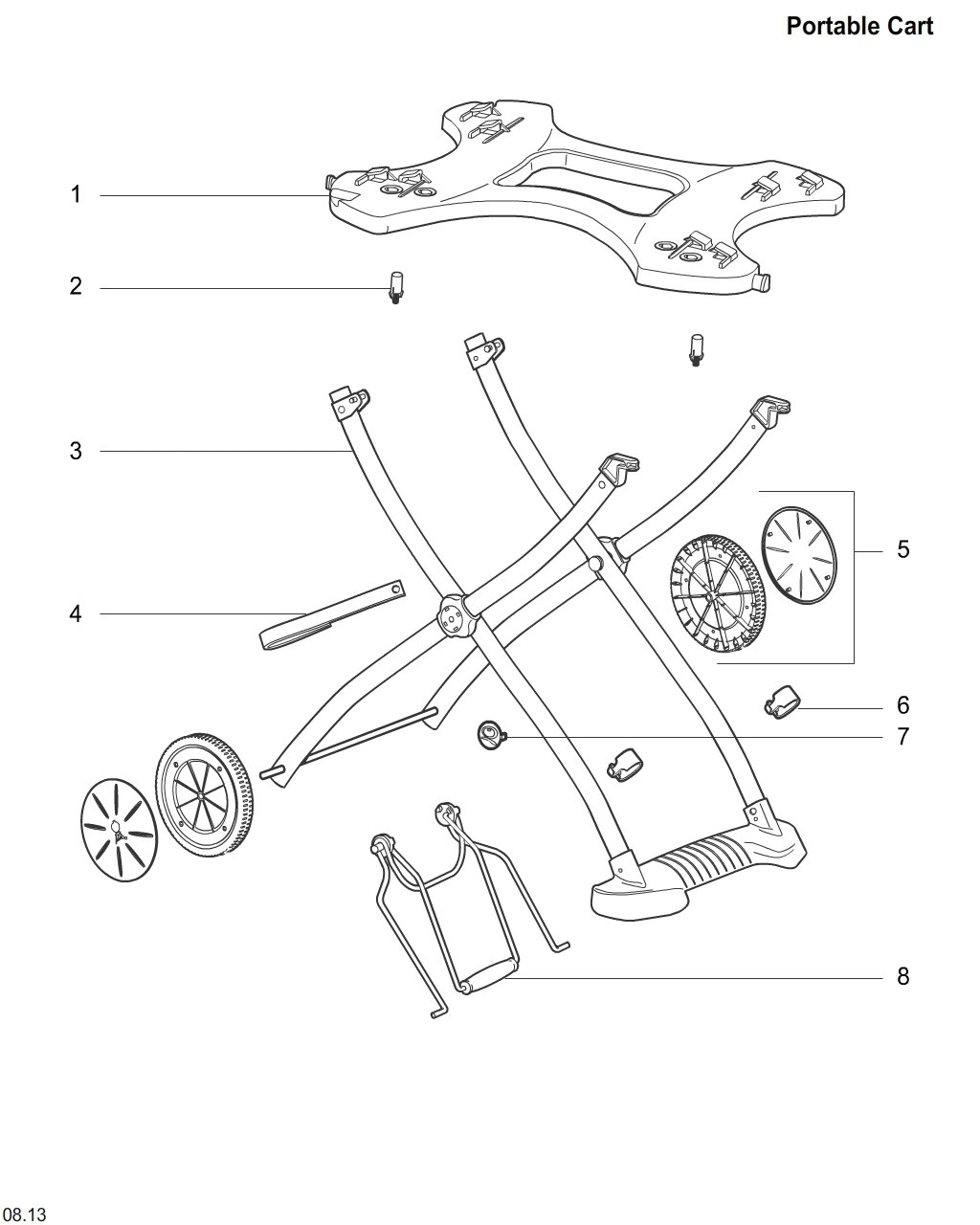 Explosionszeichnung Ersatzteile
