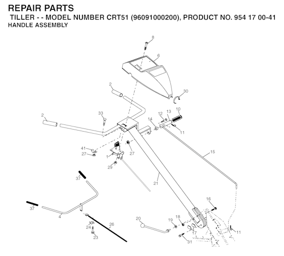 Husqvarna Motorhacken 96091000200 CRT51