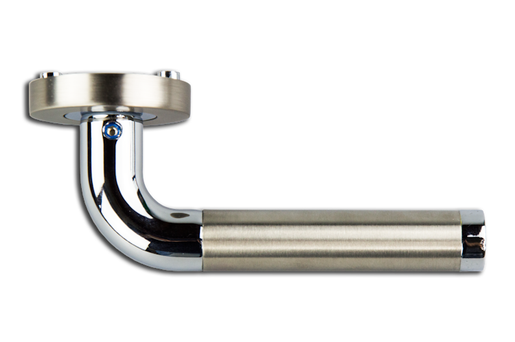 Griffwerk Wechselgarnitur SIMONA - Chrom/Edelstahl