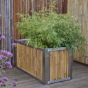 Vorschaubild BambusBASIS Hochbeet - Profile Edelstahl