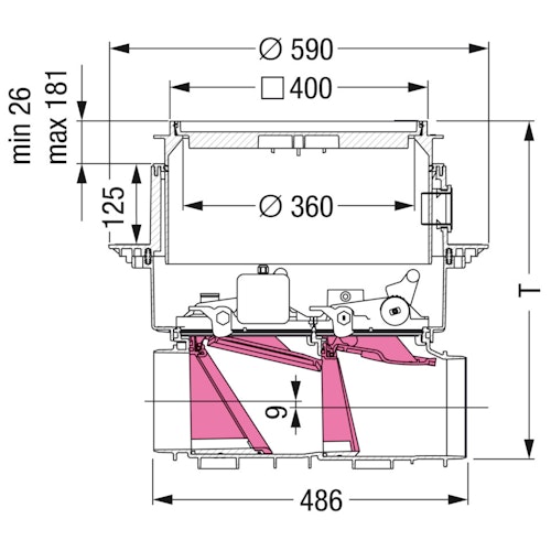KESSEL 84000S - Fäkalien-Rückstauautomat Staufix FKA Komfort - Modulset