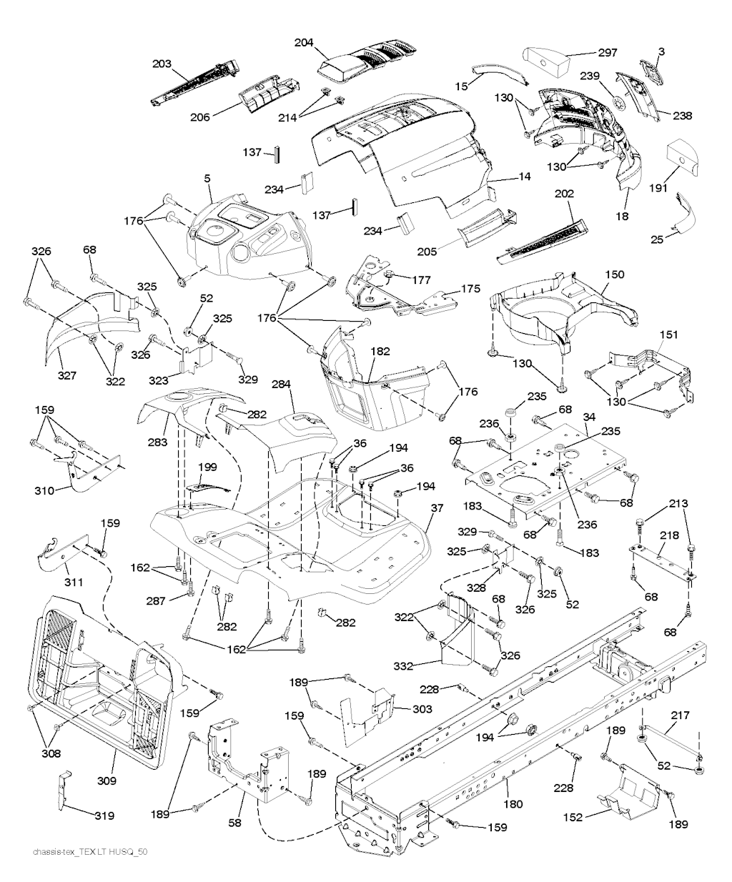 Explosionszeichnung Ersatzteile