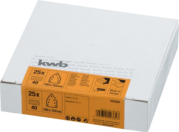 kwb 25Delta Kl. gel 100x150xK40PRE 542364