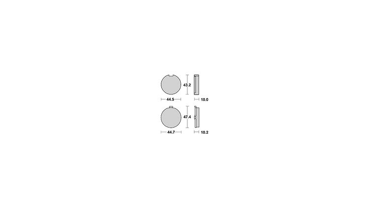 TRW Bremsbelag MCB 513 mit Zulassung
