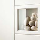 Vorschaubild HANDMUSTER MeisterWerke Dekorpaneele MeisterPaneele. bocado DP 300 Uni weiß glänzend DF 324