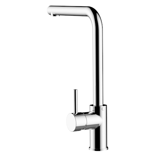 Wasserhahn Küchenarmatur, SAM, mit 360° schwenkbarem L-Auslauf, Verchromt