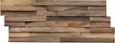 Vorschaubild INDO rustikale Holzwandverkleidung Teak Elegance DA82050N Natur