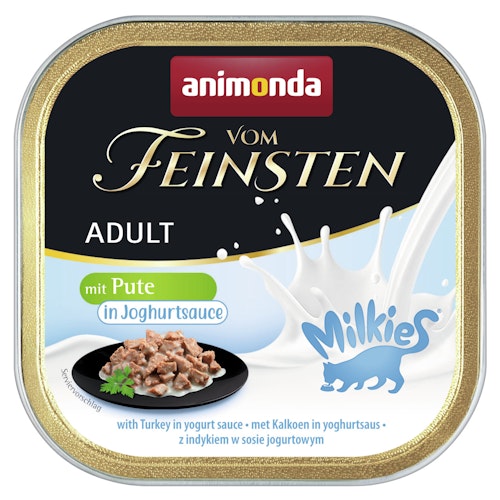 animonda Vom Feinsten Adult mit Milkies-Saucen 100g Schale Katzennassfutter