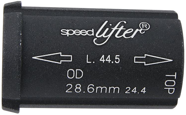by,schulz Reduzierhülse Speedlifter Ø 24,4/24,6 mm schwarz 44,5 lang