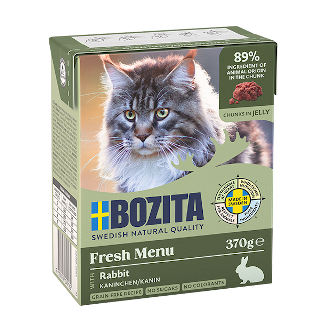 Bozita Häppchen in Gelee 370 Gramm KatzennassfutterVorschaubild