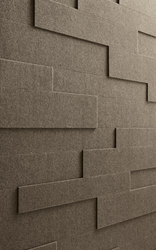 MEISTER Systempaneele MeisterPaneele. style SP 800 Filz / terrabraun 4515 - 840 mm