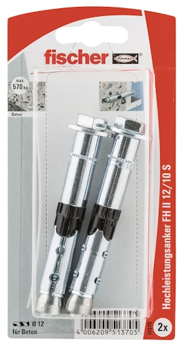 FISCHER Hochleistungsanker FH II 12/10SK (2 St.)