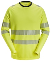 Snickers High-Vis-Langarm-Shirt Warnschutzklasse 2/3