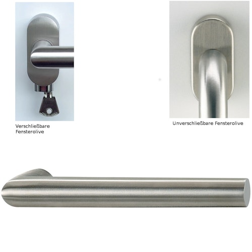 GRIFFWERK Fenstergriff VIVIA in Edelstahl matt