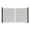 Vorschaubild GroJa BasicLine Premium Doppeltor Rahmen Aluminium EV1 3000 x 1800 mm