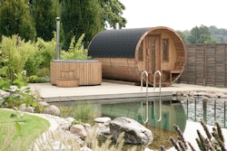 Wolff Finnhaus Saunafass 400 de luxe