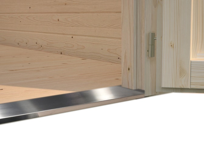 Palmako Gartenhaus Ella 13,1 m² Zweiraumhaus inkl. 3,9 m² Anbau - 28 mm