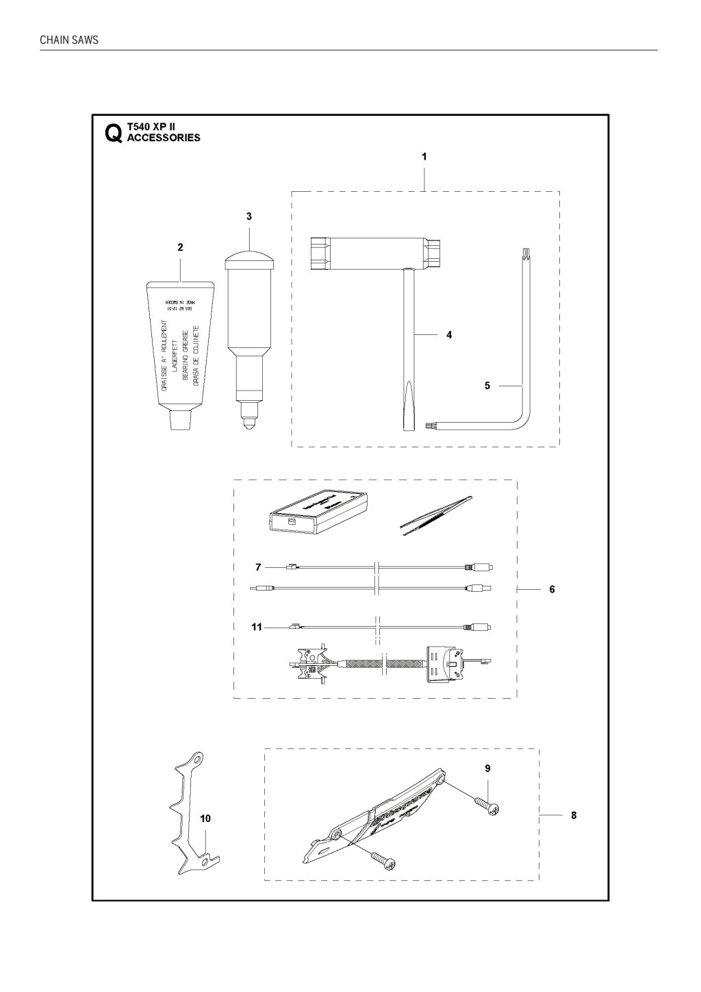 Explosionszeichnung Ersatzteile
