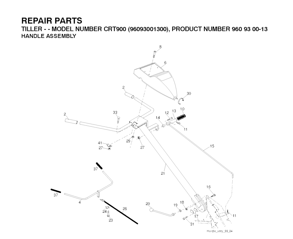 Explosionszeichnung Ersatzteile