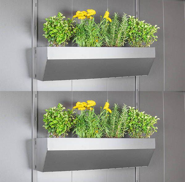 Biohort FloraBoard für Neo Gerätehaus (2 Blumenkästen)