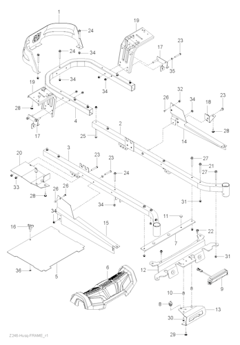 Husqvarna Nullwendekreismäher gelegentliche Nutzung Z 248F, 970458901-00, 2020-04